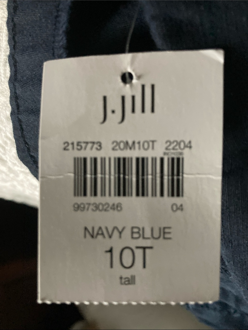 J. Jill Navy Straight-Leg Pants - Picture 9 of 9